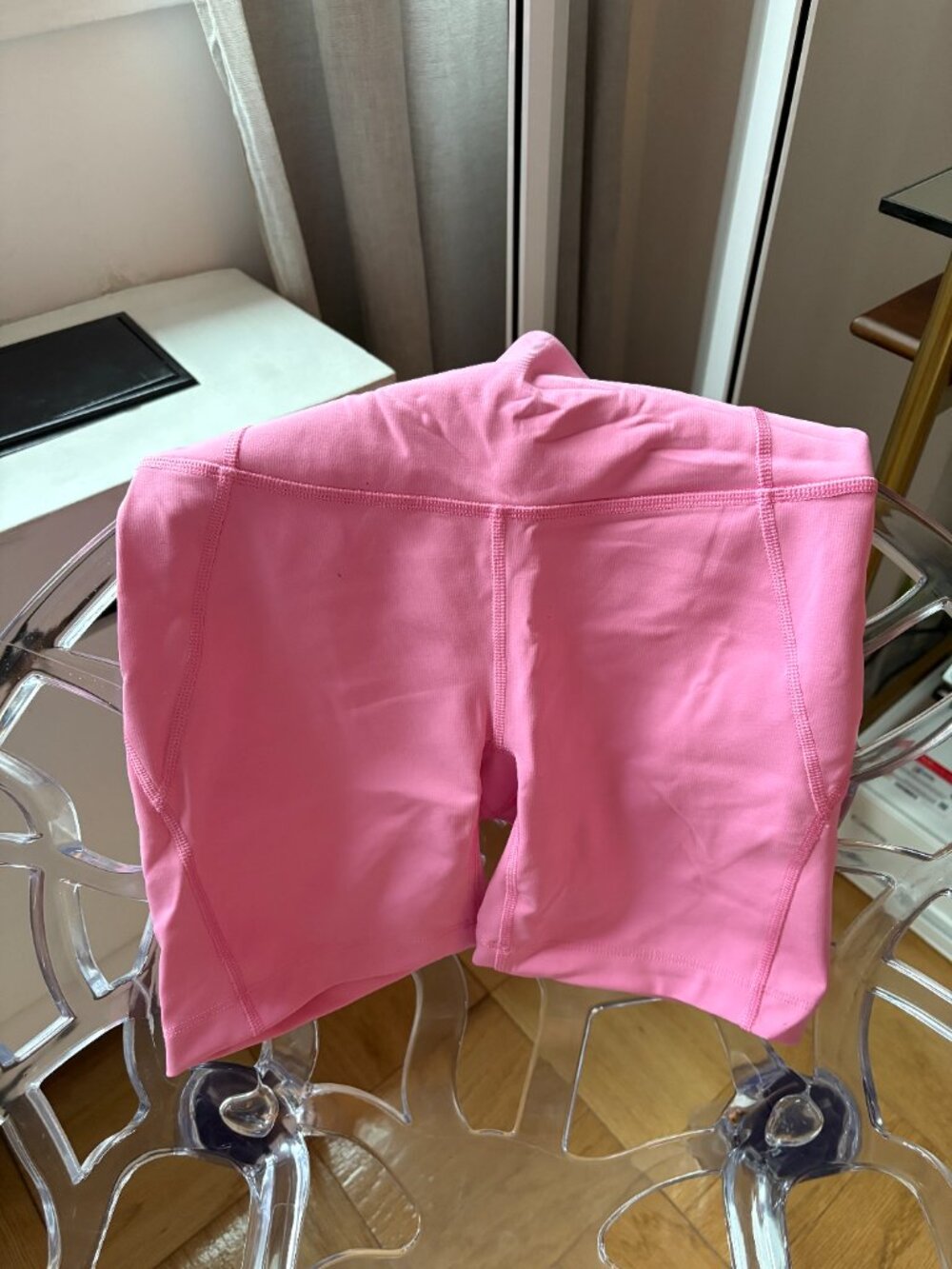 Something Navy Classic Biker Shorts Hot Pink Size Small